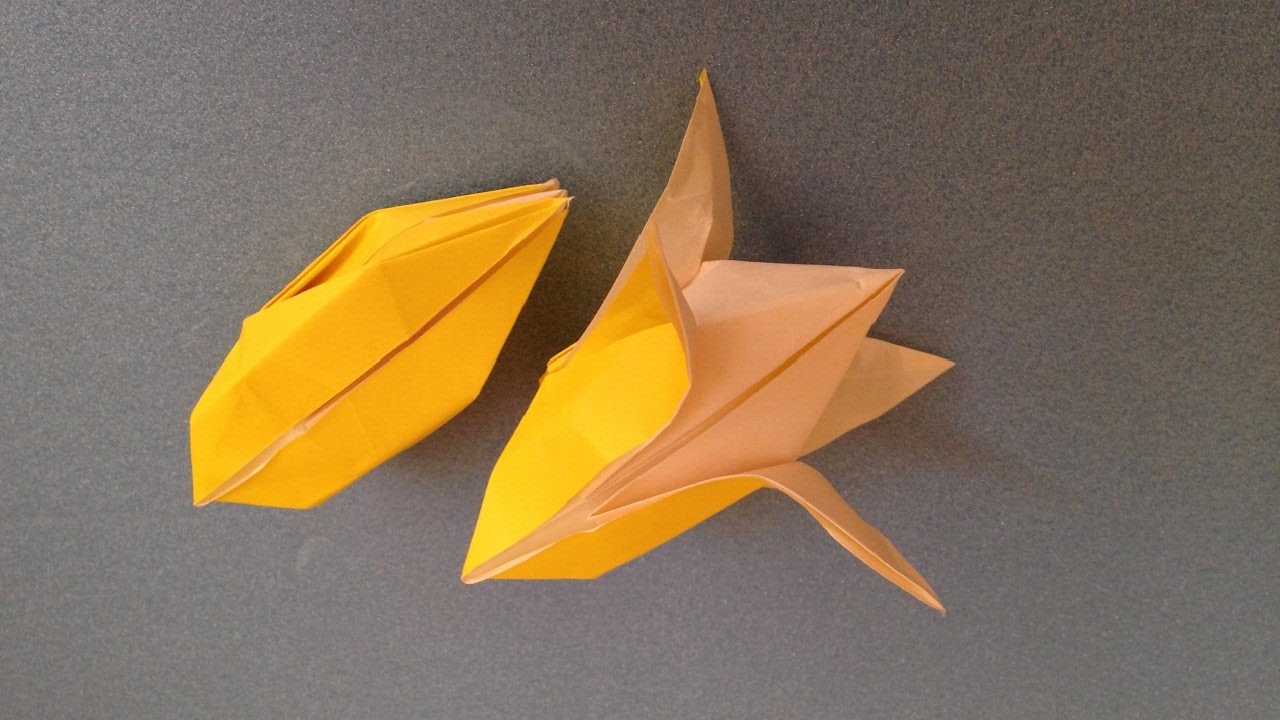 折り紙origami バナナ 立体 簡単な折り方 Youtube