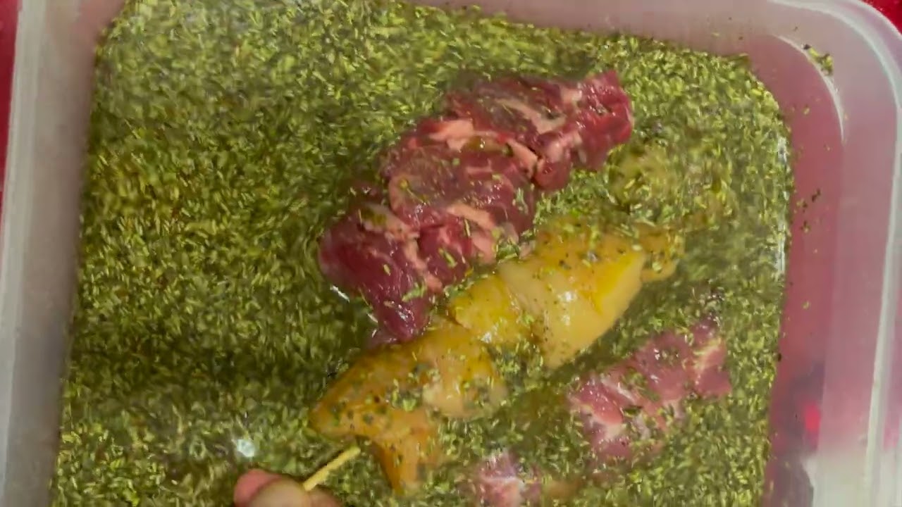 Proceso de marinado de carnes - Meat marinating process - YouTube