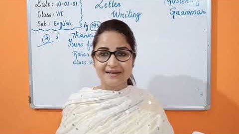 CLASS VII ENGLISH 10-08-2021 by Ms. Shweta Shukla