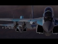 Миг-35 круто заглядывает в грузовой,Су-35 изящно запускает ракеты