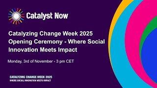 CCW2025 - Opening Ceremony: Converging Forces: Where Social Innovation Meets Impact