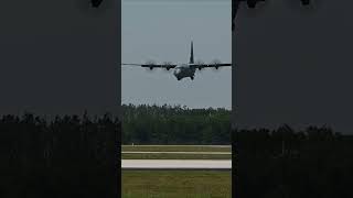 C-130 Tests a Newly Repaired Runway Using Rapid Airfield Damage Recovery