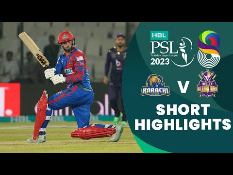 Short Highlights | Karachi Kings vs Quetta Gladiators | Match 6 | HBL PSL 8 | MI2T