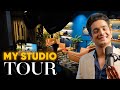 Beerbiceps podcast studio tour  the ranveer show behind the scenes