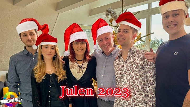 Familien Münsters Juleaften 2023
