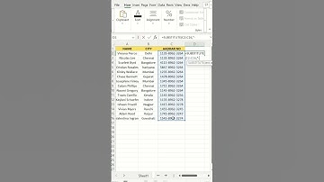Take out the unwanted symbols from data in Excel #excel #shorts