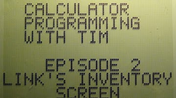 Calculator Programming - Episode 2: Link