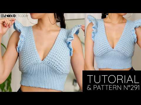 Crochet this Adorable Ruffle Top | Pattern & Tutorial #291