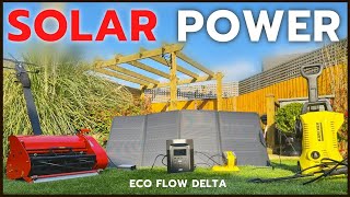 SOLAR CHARGE Your Power Tools - EcoFlow Delta Power Pack by Garden Lawncare Guy 4,672 views 2 years ago 6 minutes, 10 seconds