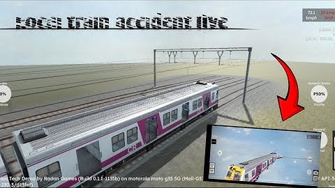 Rg train teach demo try for local train accident live 