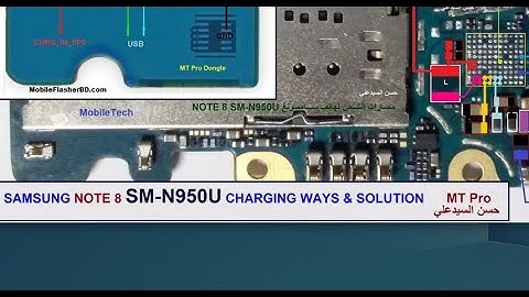 How to Fix Samsung Galaxy Note 8 N950U Charging Problem Solution Jumper Ways By GSM Free Equipment