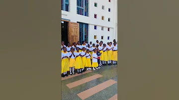 Kids Kwaya After The Holy Mass 