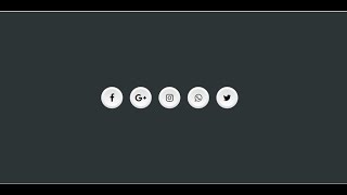 Awesome 3D social media buttons using CSS | HTML