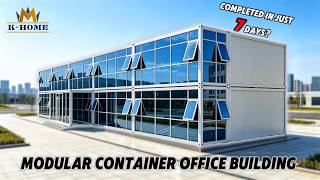 Modular Container Office Building | Full Interior Layout Tour #modularoffice #prefabhouse