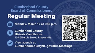 Board of Commissioners Regular Meeting - March 17, 2025