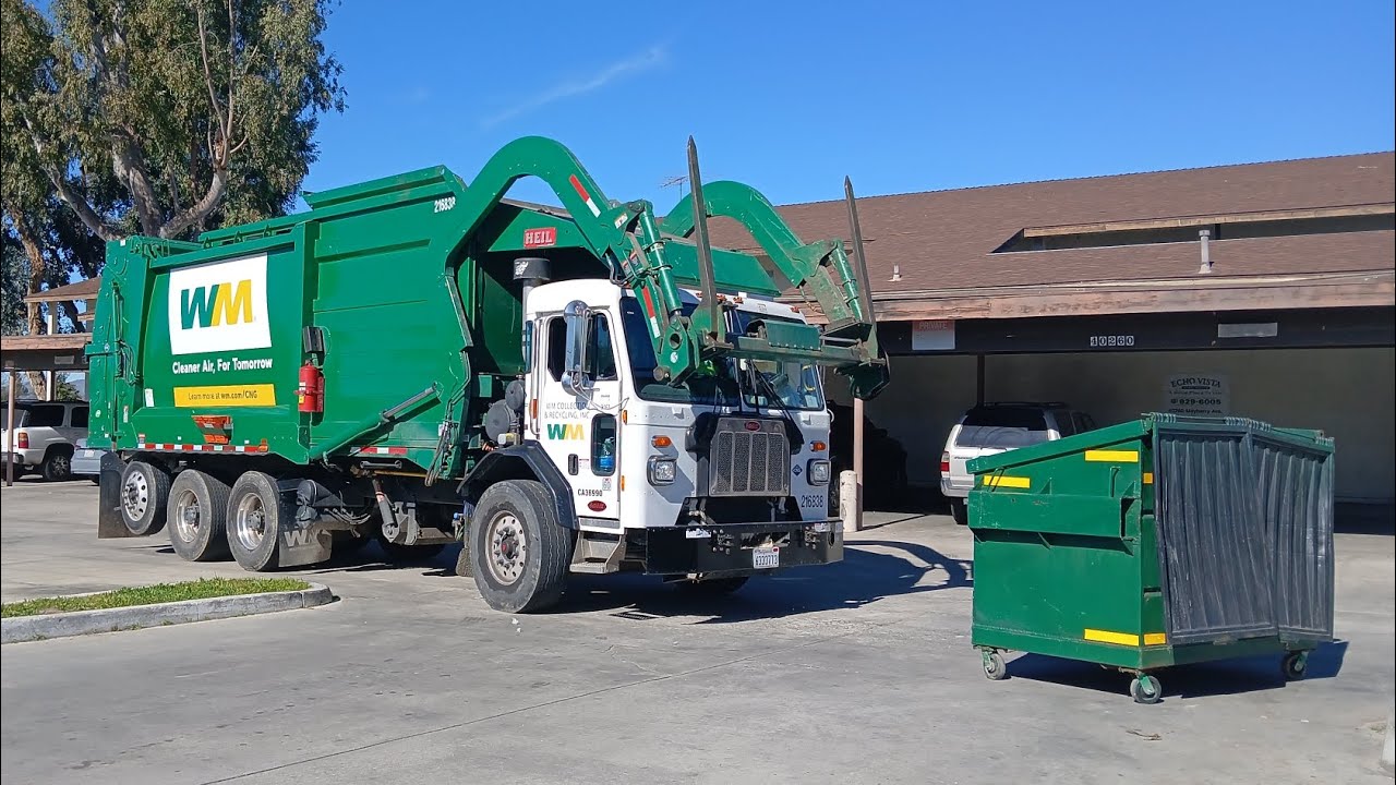 Waste Management Peterbilt 520 Heil Front Loader