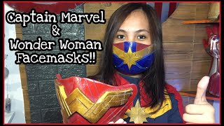 DIY Captain Marvel & Wonder Woman Mask