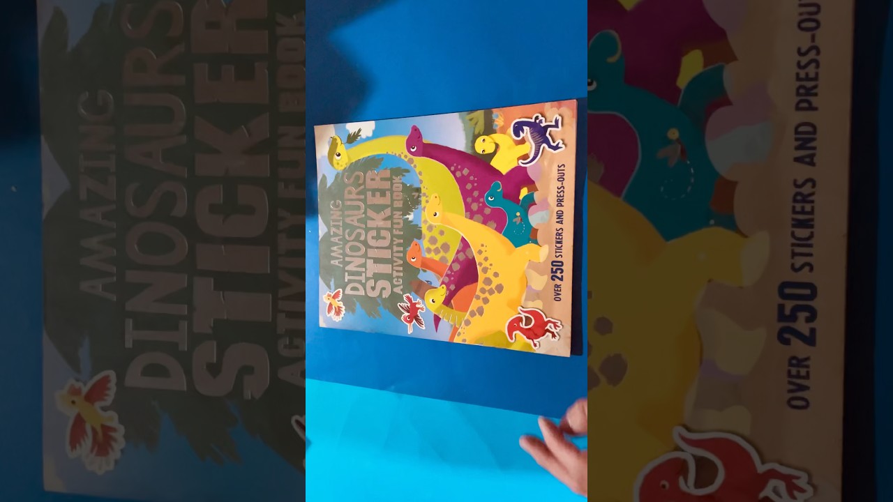 Amazing Dinosaurs Sticker Activity Fun Book