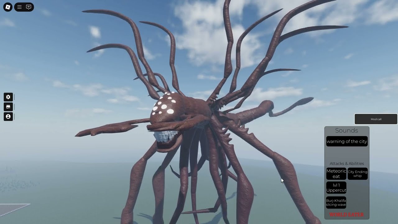 ROBLOX - NEW UPDATE - TREVOR GIANTS WORLD [G.O.E] How to get THE PLANETARY FLESH MONSTER BADGE !