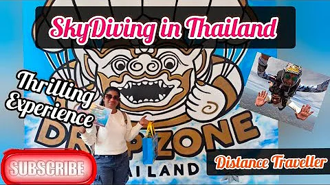 SkyDiving In Thailand| Thriller Experience |Drop zone in Thailand| with great instructor & cameraman
