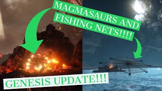 GENESIS UPDATE: MAGMASAUR AND FISHING NETS!!! MOBILE FORGES!!!!