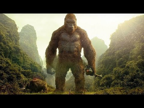 Kong Saves Giant Buffalo Scene - Kong: Skull Island (2017) Movie Clip HD