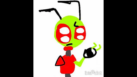 Speed paint of red from invader zim 