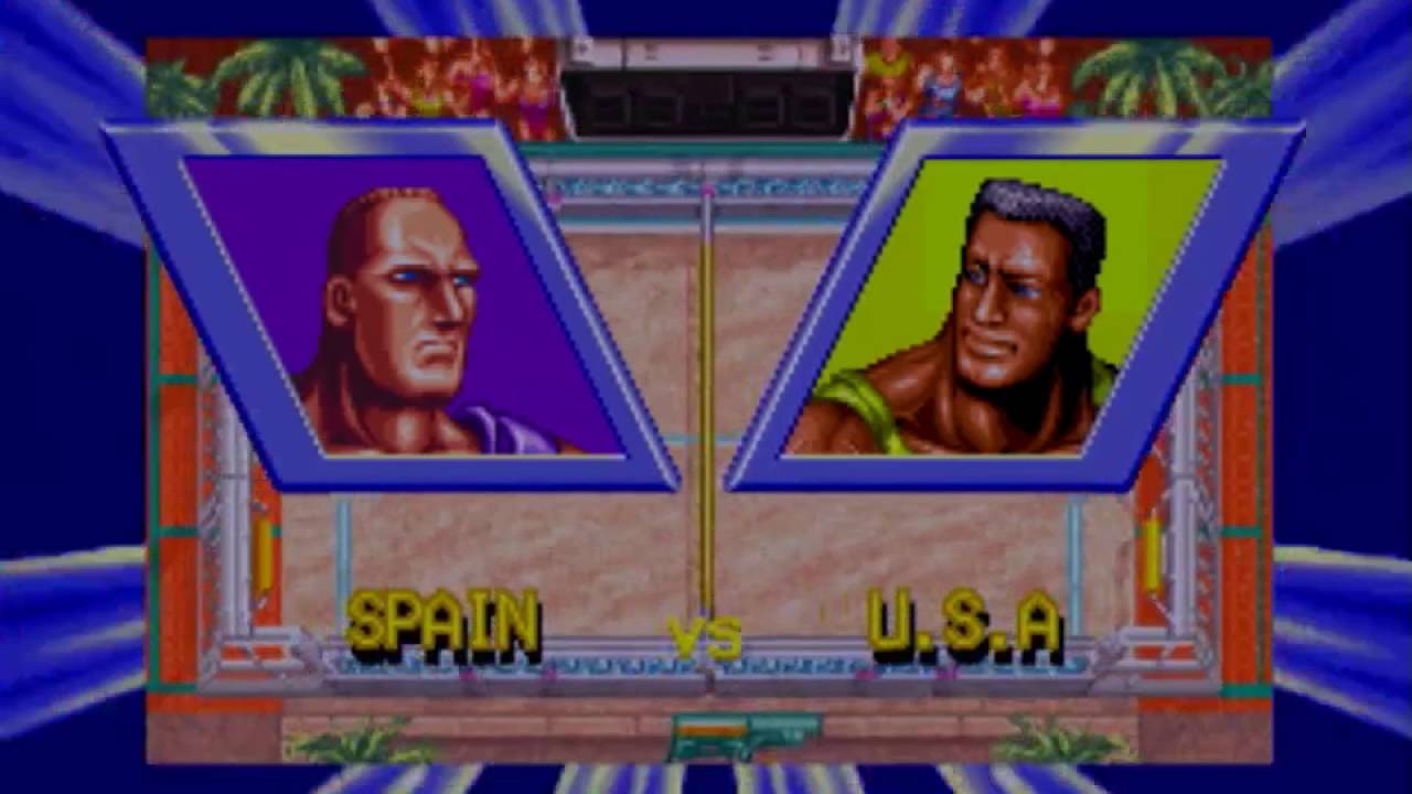 SFC7 第30戦 フライングパワーディスク(Flying Power Disc:Windjammers)