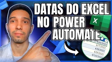 COMO FORMATAR DATAS DO EXCEL NO POWER AUTOMATE