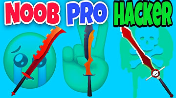 NOOB vs PRO vs HACKER - Sword Play! Ninja Slice Runner 3D