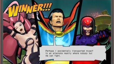 ULTIMATE MARVEL VS. CAPCOM 3 Doctor strange, Magneto, and Felicia Part 1