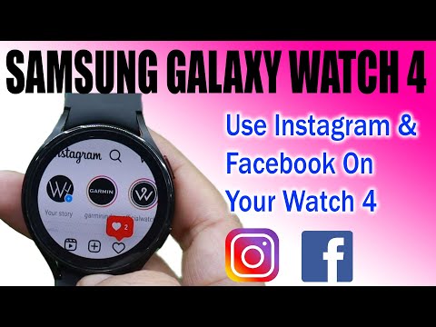 How To Install Apps On Samsung Galaxy Watch 4 | Instagram, Whatsapp x Facebook