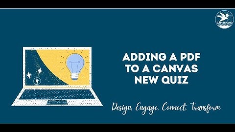 How to add a PDF to a Canvas New Quiz