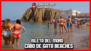 ALMERIA - ISLETA DEL MORO Beach | CABO DE GATA Níjar Natural Park | SPAIN BEACH Walk | BEST BEACHES