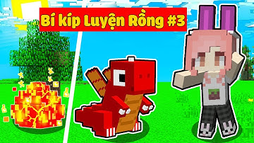 HEBI SINH TỒN BÍ KÍP LUYỆN RỒNG TẬP 3 TRONG MINECRAFT*HEBI THỬ THÁCH TIÊU DIỆT QUÁI VẬT