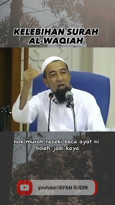 Kelebihan baca surah Al-Waqiah ustaz Azhar Idrus#dakwahislam