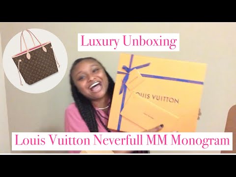 Louis Vuitton Neverfull MM Monogram Unboxing