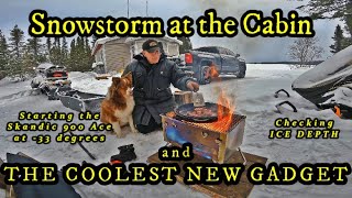 SNOWSTORM / WINTER AT THE CABIN & THE COOLEST NEW GADGET