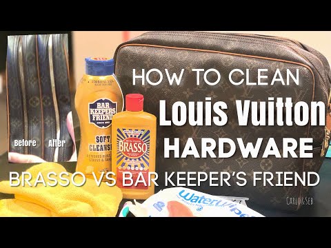 Brasso on #LouisVuitton Hardware #bougieonabudget #howto 