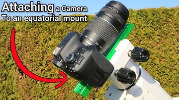 How to Mount Your DSLR on an Equatorial Mount in Just 1 Minute