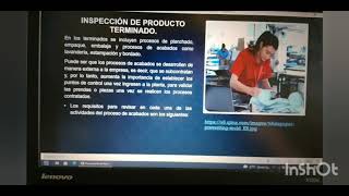 Inspección en producto en proceso y producto terminado