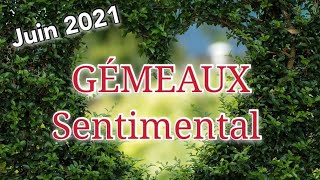  GÉMEAUX Sentimental  JUIN 2021 La situation évolue doucement mais sûrement