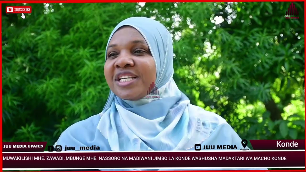 Mhe. Zawadi na Mhe. Nassor na Madiwani wote Konde washusha timu ya madaktari macho Konde kusaidia