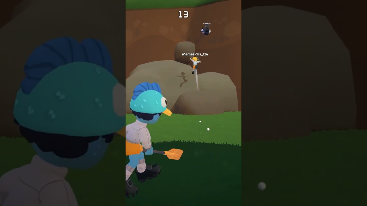 Memes gets what he deserves in Super Battle Golf