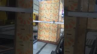 Corner board applicator+fully automatic horizontal pallet strapping machine