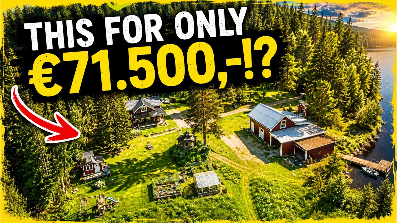 What €71,500,- Bought Us in Northern Sweden (Full Property Tour)