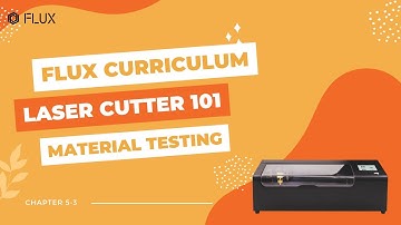 FLUX Curriculum Laser Cutter 101 |  Chapter 5-3 Material Testing