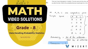Mathematics Data Handling-Probability Statistics problems for Grade 8 with answers - Set 1612511310