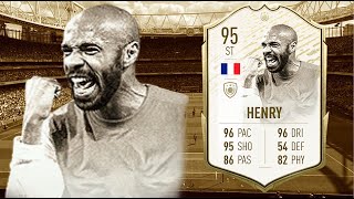 FIFA 20: THIERRY HENRY 95 PRIME ICON MOMENT PLAYER REVIEW I FIFA 20 ULTIMATE TEAM
