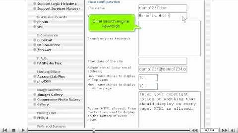 Fantastico - how to install postnuke